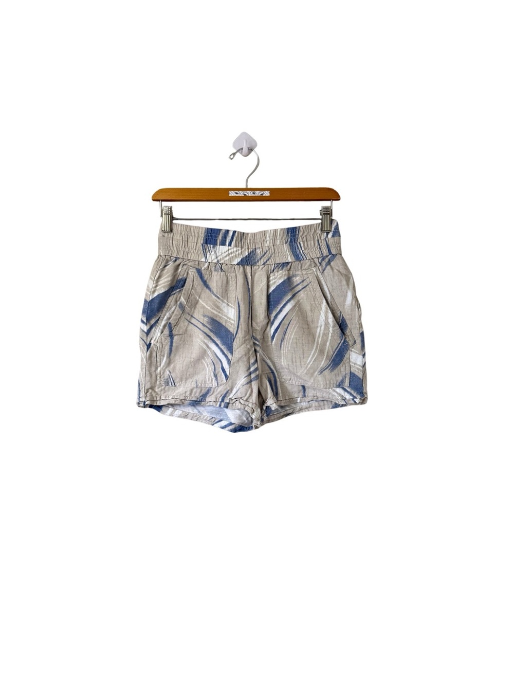 Democracy - Cream Blue Marble High Waist Size Small